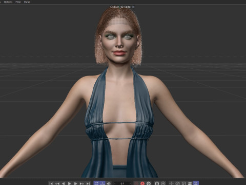 Margot Robbie Modello 3D