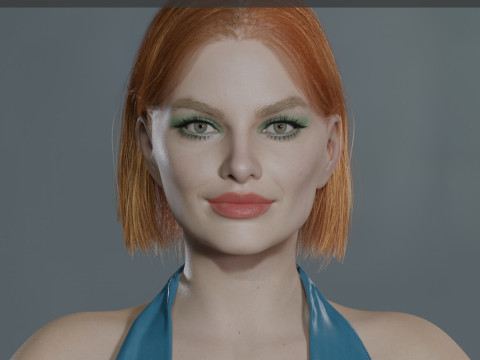 Margot Robbie Modello 3D