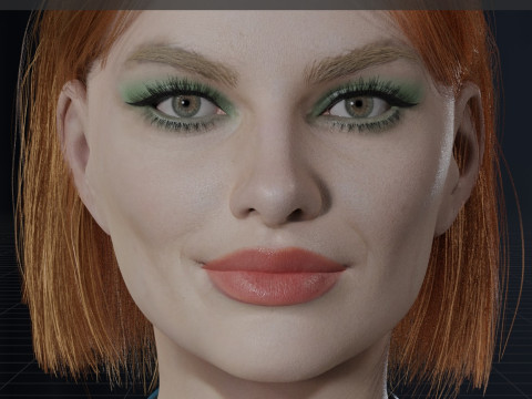 Margot Robbie Modello 3D