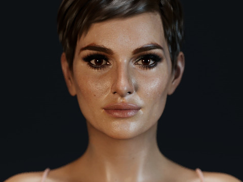 Natalie Portman 3D Model