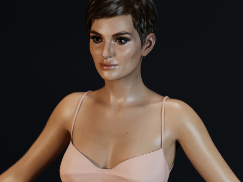 Natalie Portman 3D 모델