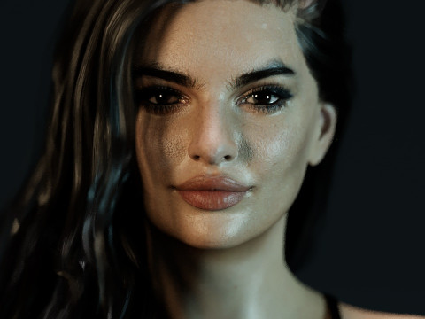 Emily Ratajkowski 3D Model