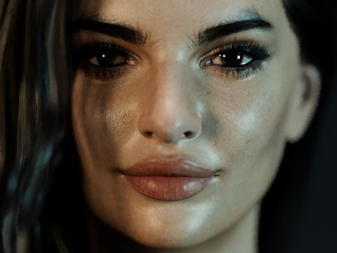 Emily Ratajkowski Modelo 3D