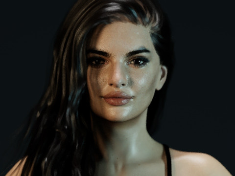 Emily Ratajkowski Modelo 3D