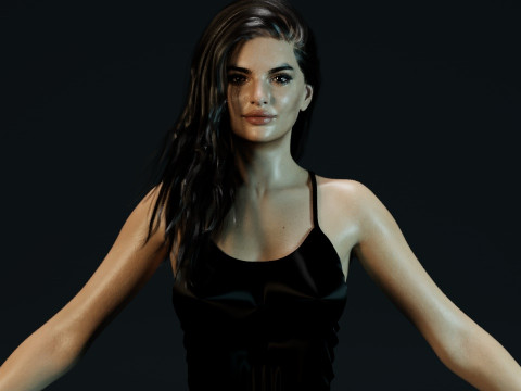 Emily Ratajkowski Modelo 3D