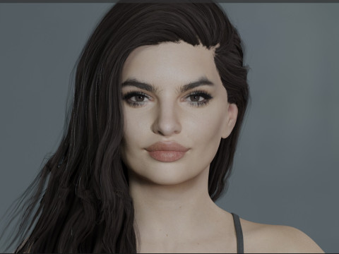 Emily Ratajkowski Modelo 3D