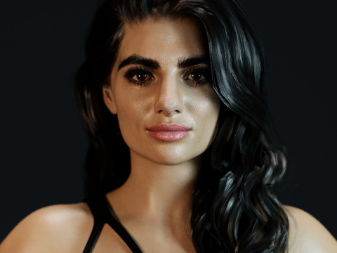 Claudia Doumit 3Dモデル