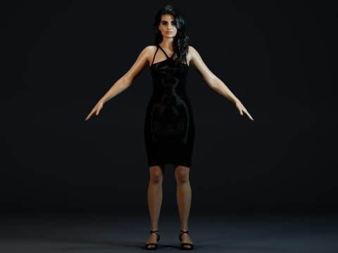 Claudia Doumit 3Dモデル