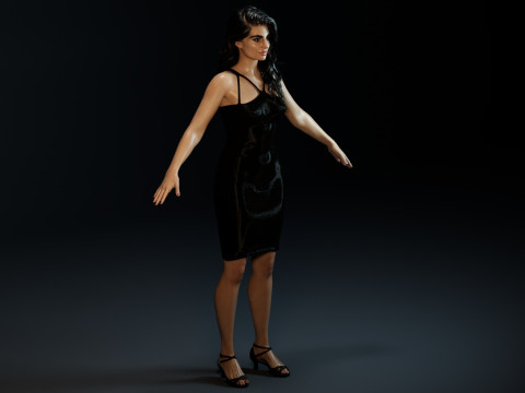 Claudia Doumit 3Dモデル