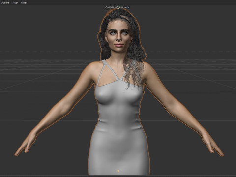 Claudia Doumit 3Dモデル