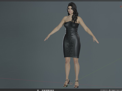 Claudia Doumit 3Dモデル
