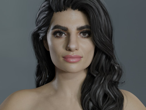 Claudia Doumit 3Dモデル