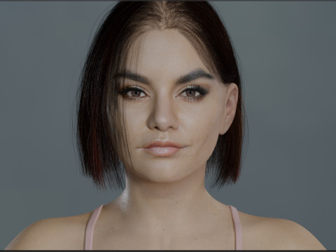 Vanessa Hudgens 3D Model