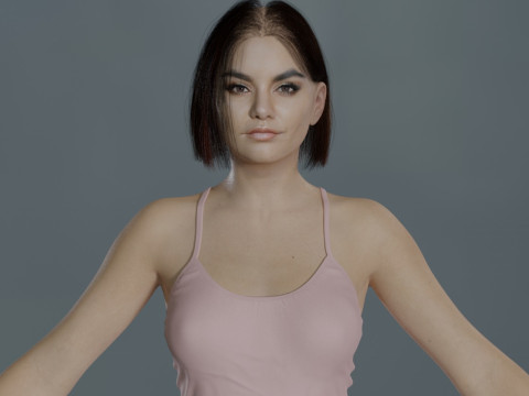 Vanessa Hudgens 3D Model