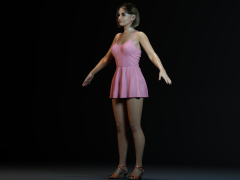Vanessa Hudgens 3D Model
