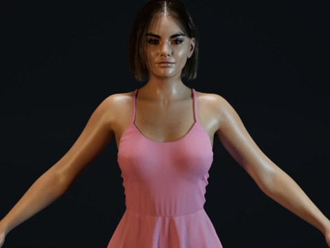 Vanessa Hudgens 3D Model