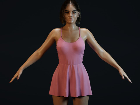 Vanessa Hudgens 3D Model