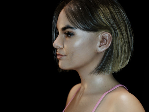 Vanessa Hudgens 3D Model