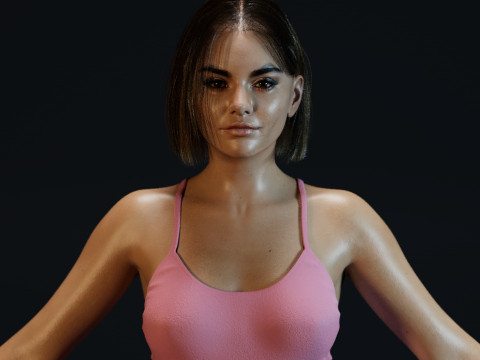 Vanessa Hudgens 3D Model