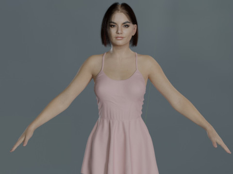 Vanessa Hudgens 3D Model