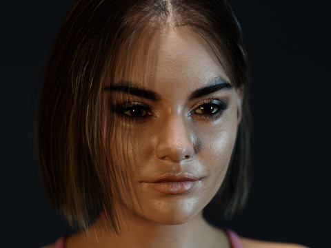 Vanessa Hudgens 3D Model