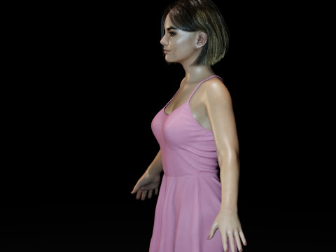 Vanessa Hudgens 3D Model