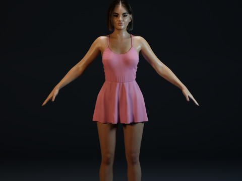 Vanessa Hudgens 3D Model