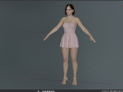 Vanessa Hudgens 3D Model