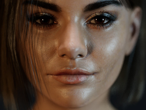 Vanessa Hudgens 3D Model