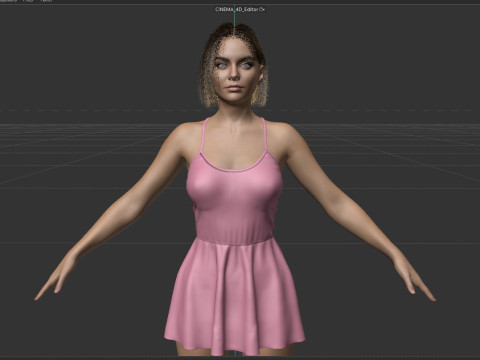Vanessa Hudgens 3D Model