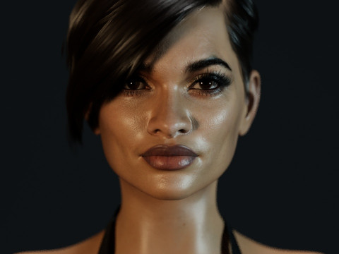 Rosario Dawson 3D Model