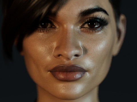 Rosario Dawson Model 3D