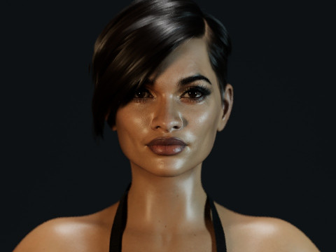 Rosario Dawson Model 3D