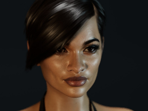 Rosario Dawson Model 3D