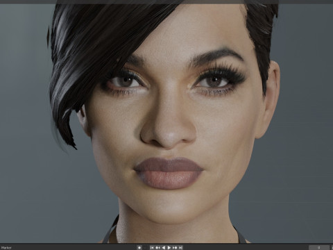 Rosario Dawson Model 3D