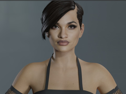Rosario Dawson Model 3D