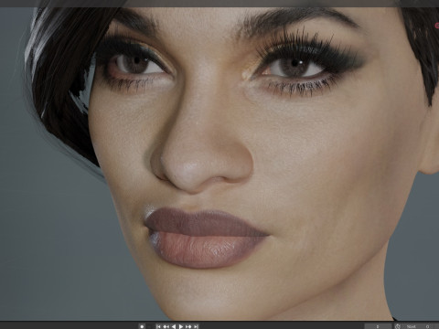Rosario Dawson Model 3D