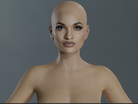 Rosario Dawson Model 3D