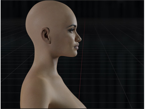 Rosario Dawson Model 3D
