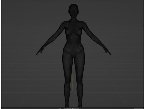 Rosario Dawson Model 3D