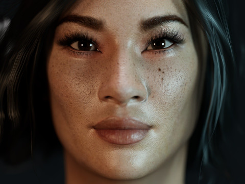 Lucy Liu 3Dモデル