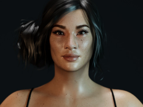 Lucy Liu 3Dモデル