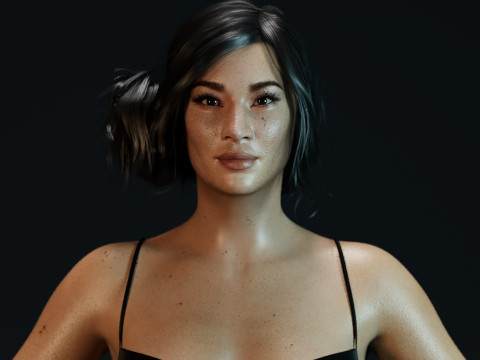 Lucy Liu 3Dモデル