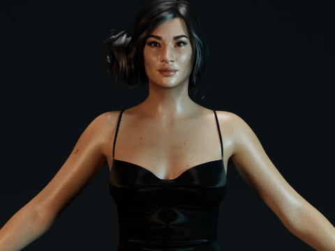 Lucy Liu 3Dモデル