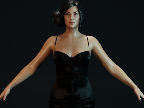 Lucy Liu 3Dモデル
