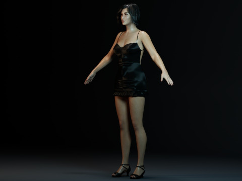 Lucy Liu 3Dモデル