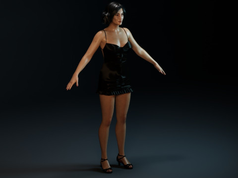 Lucy Liu 3Dモデル
