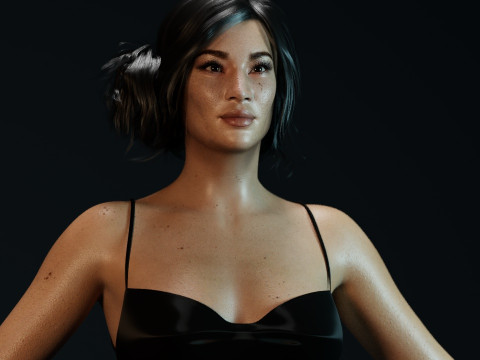 Lucy Liu 3Dモデル