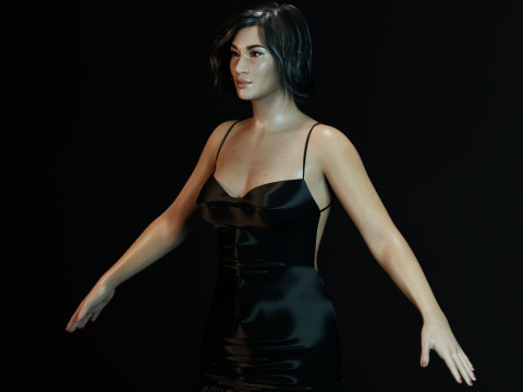 Lucy Liu 3Dモデル