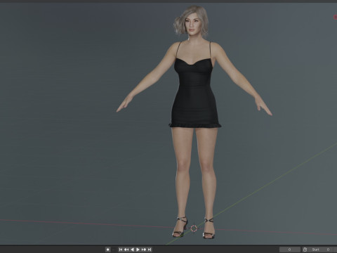 Lucy Liu 3Dモデル